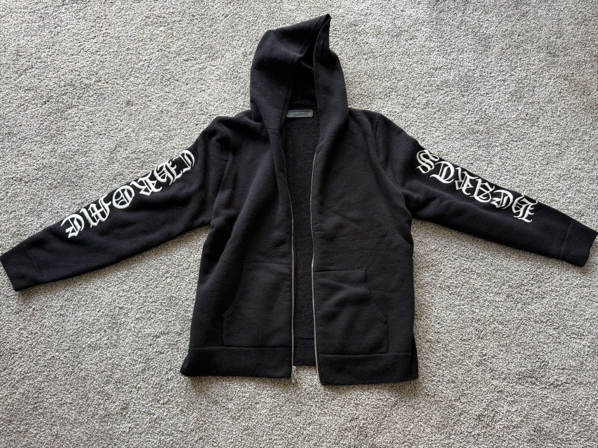 Chrome Hearts CHROME HEARTS Cashmere Plus Patch Zip Hoodie