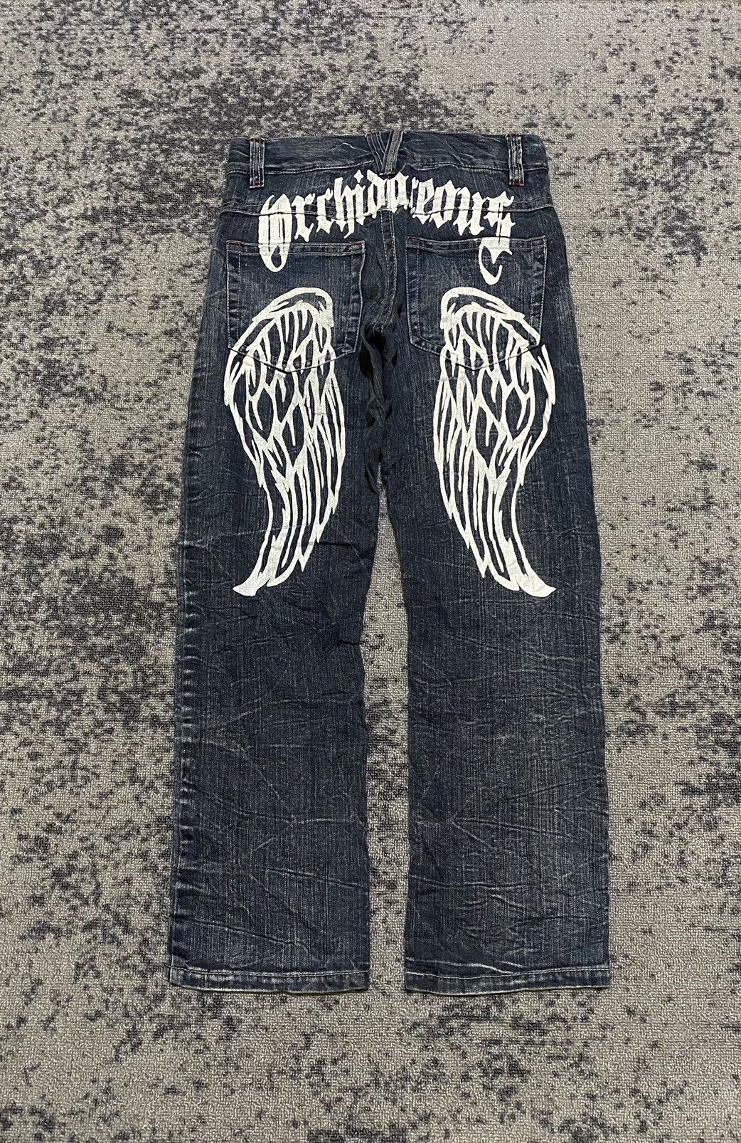 Hysteric Glamour × If Six Was Nine Y2k wings ifsixwasnine style bootcut jeans Size US 29 - 1 Thumbnail