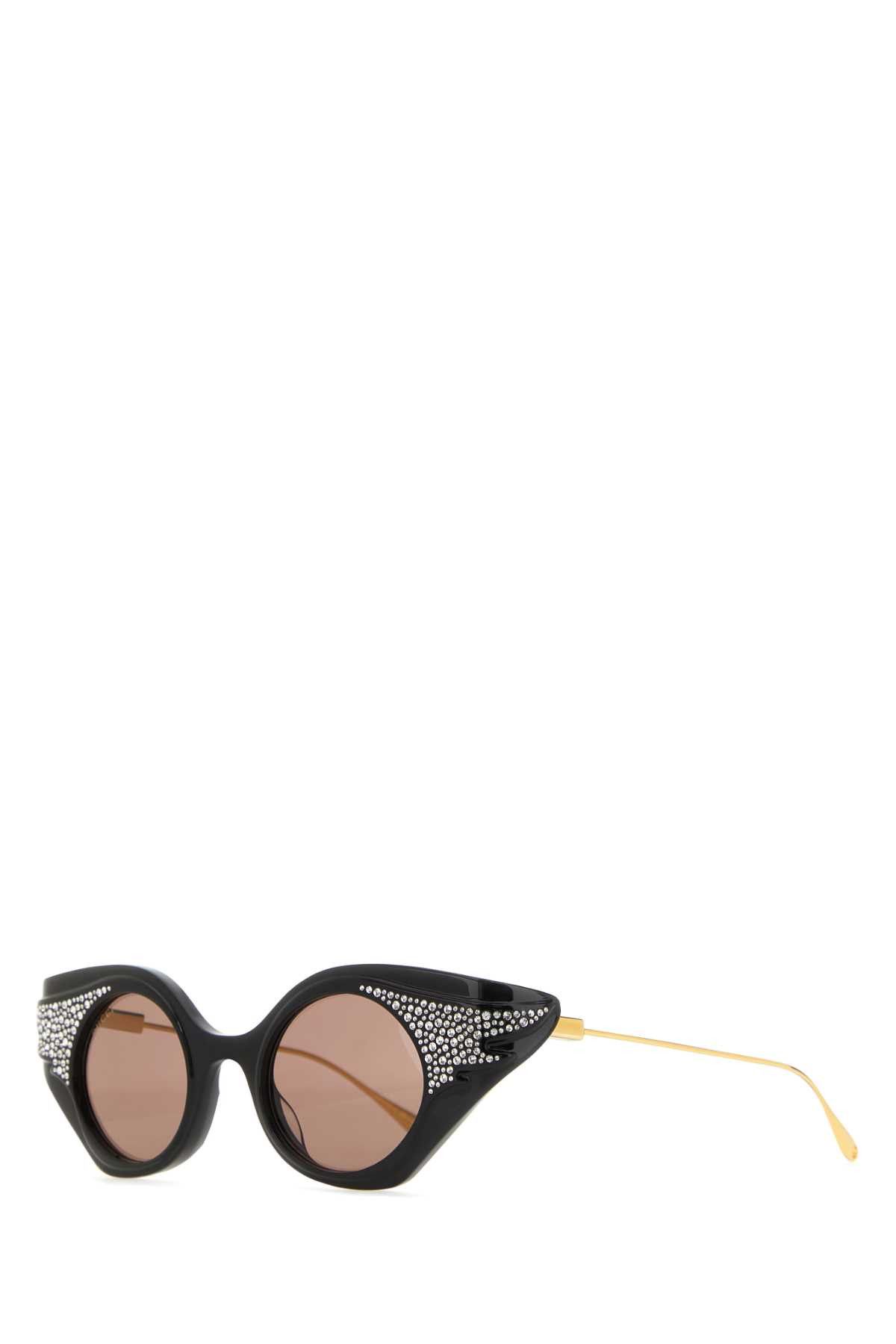 Gucci Black Acetate Sunglasses Size ONE SIZE - 1 Thumbnail