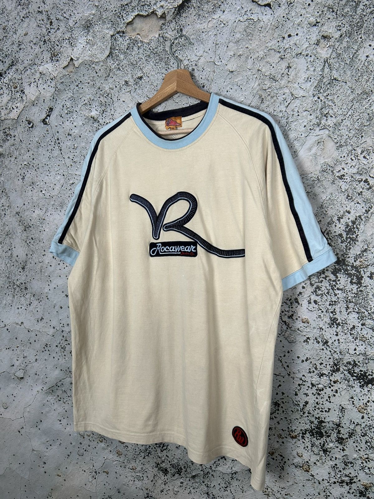 Rap Tees Rocawear Vintage Baggy Rap Tee Big Boy Skate 90s Boxy Fit Size US XXL / EU 58 / 5 - 2 Thumbnail