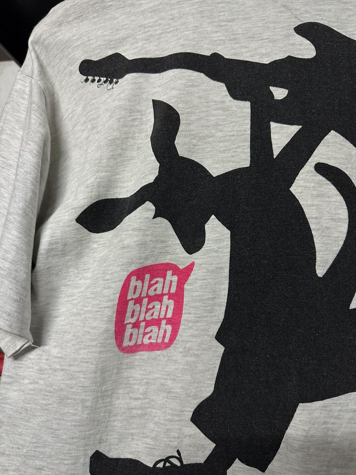 Band Tees × Vintage Vintage 90s Rock Wallaby Blah Blah Blah Faded Tee Size US L / EU 52-54 / 3 - 5 Thumbnail