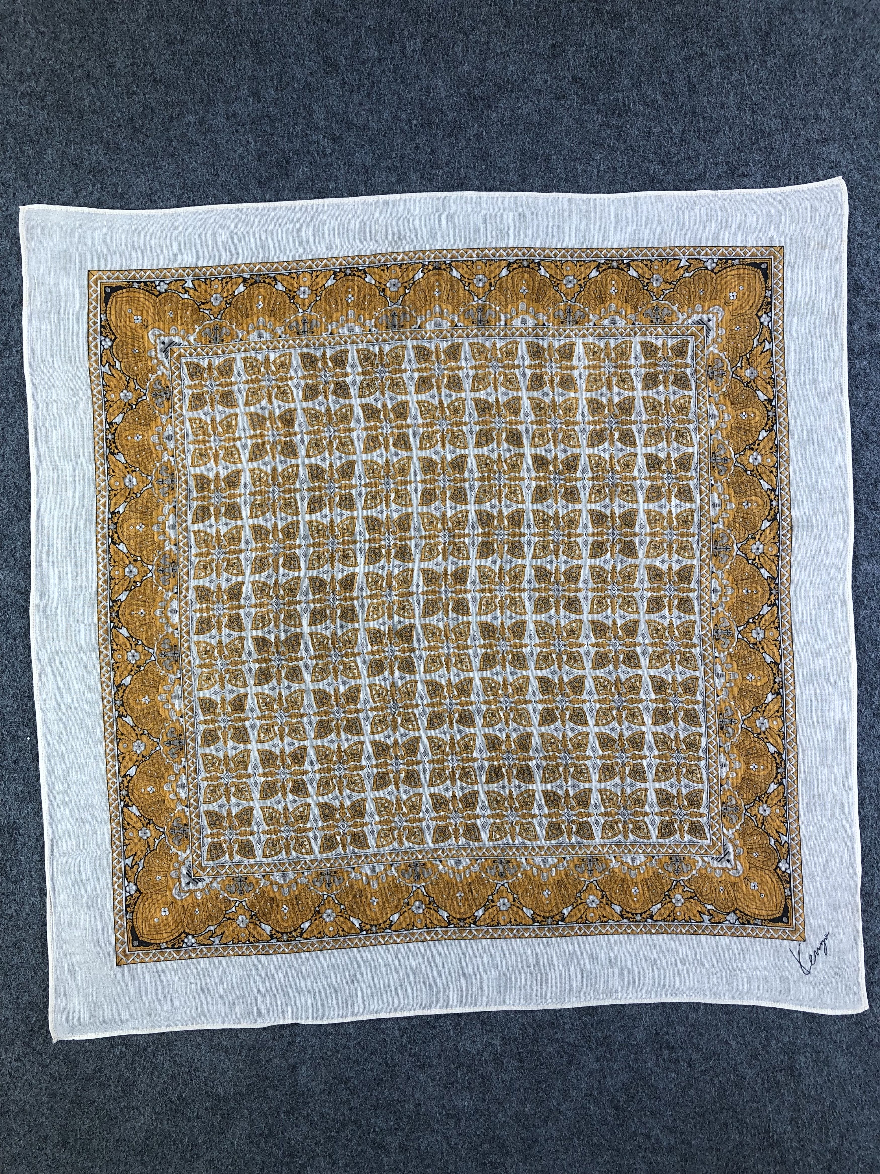 Kenzo × Vintage Kenzo Paislee Handkerchief / Bandana / Neckerchief Size ONE SIZE - 3 Thumbnail