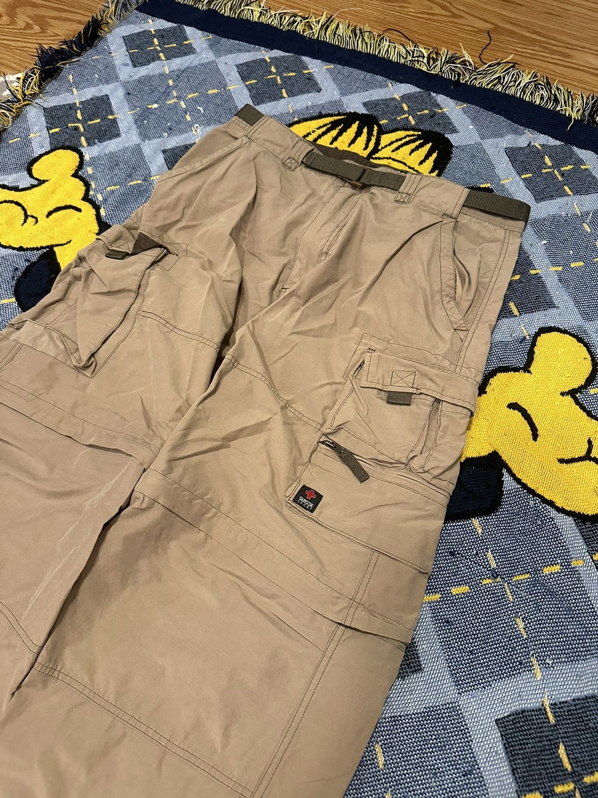 Other Vintage Y2k Transformer Suisse Sport Nylon Hiking Cargos Size US 33 - 3 Thumbnail