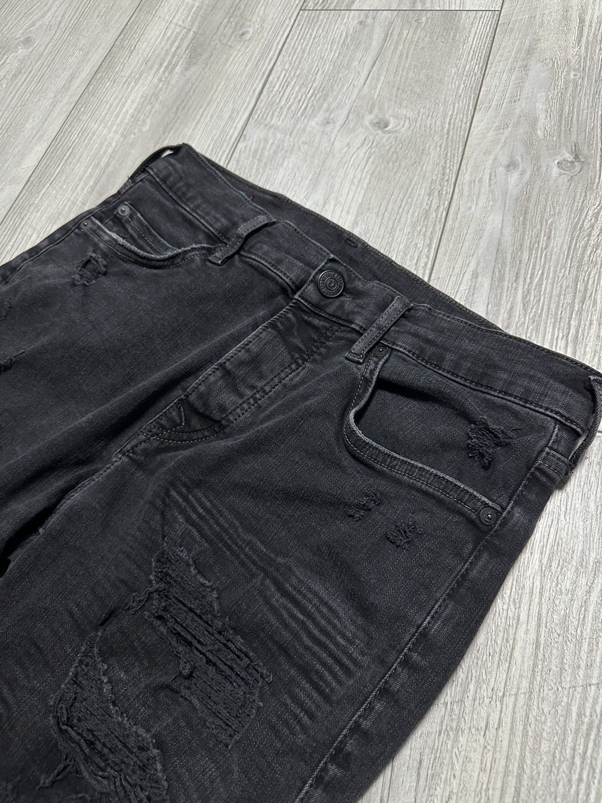True Religion True Religion Distressed New Rocco Jeans Skinny Size US 34 / EU 50 - 9 Thumbnail