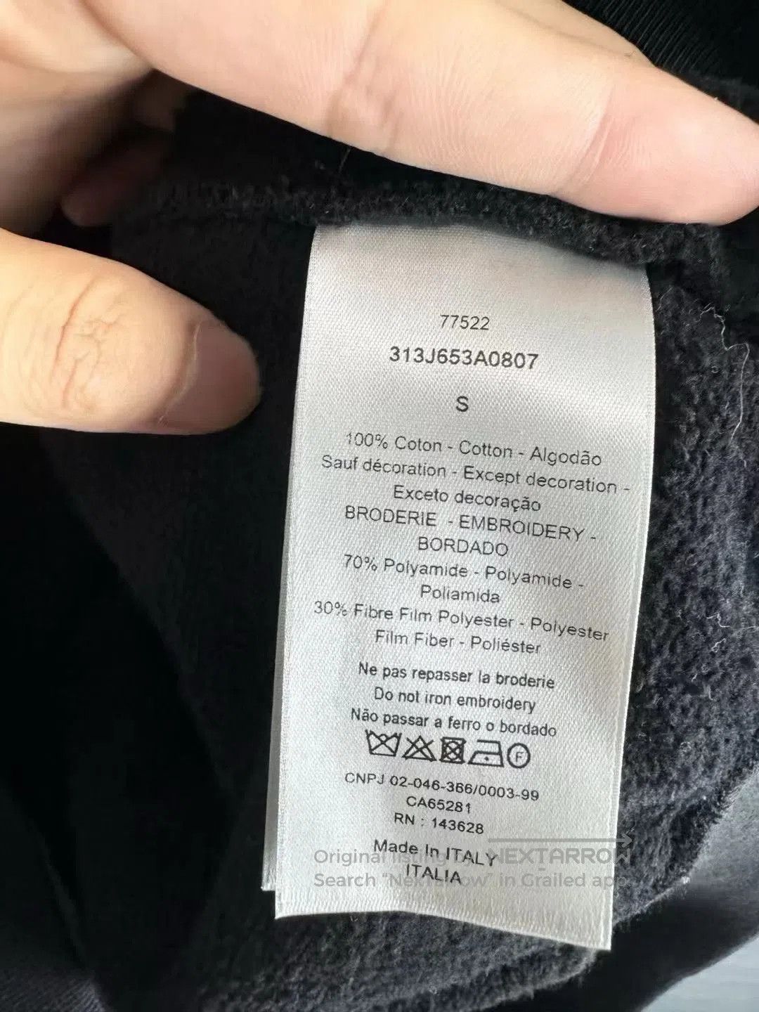 ERL Dior By Erl Sequin Daisy Embroidery Hoodie. Size US S / EU 44-46 / 1 - 4 Thumbnail