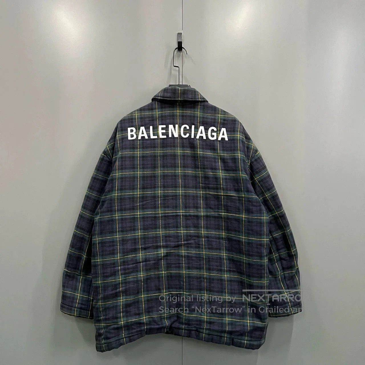 Balenciaga balenciaga check logo embroidered jacket. Size US L / EU 52-54 / 3 - 4 Thumbnail