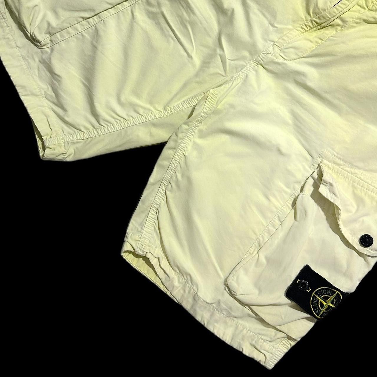 Stone Island Stone Island Bermuda Garment Dyed Cargo Shorts Size US 33 - 3 Thumbnail