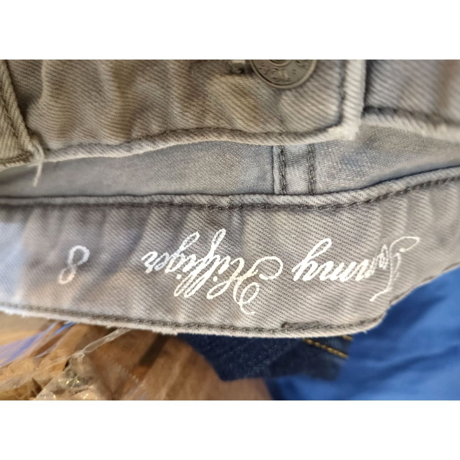 Tommy Hilfiger Tommy Hilfiger Shorts 8 Womens Regular Gray Color Cotton Blend Logo Pockets Casual Modern Outdoor Women Size 30" / US 8 / IT 44 - 5 Thumbnail