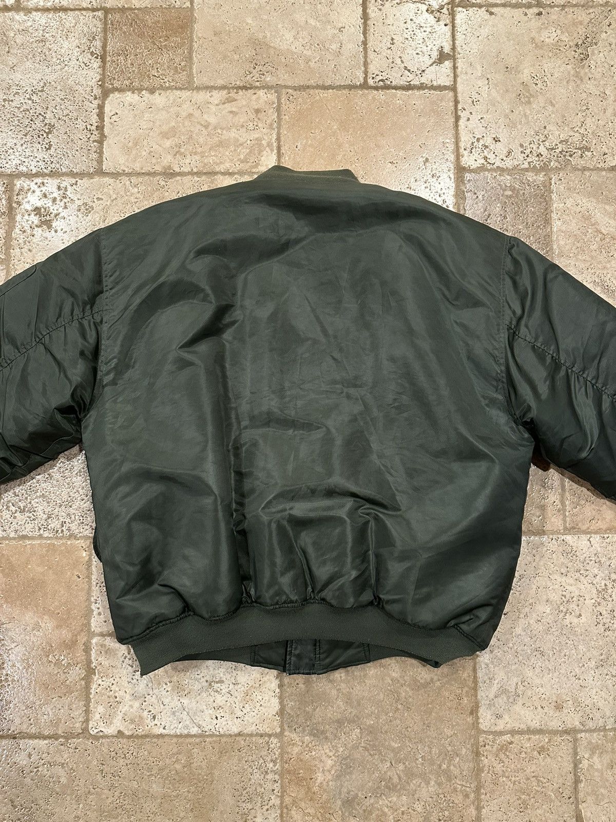 Vintage Vintage 90s C-4 Green Flight Bomber Oversized Jacket Size US XL / EU 56 / 4 - 9 Thumbnail
