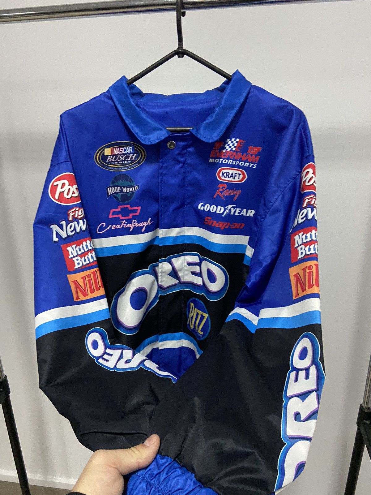 Vintage Oreo big logo racing jacket zip vintage Size US XL / EU 56 / 4 - 5 Thumbnail