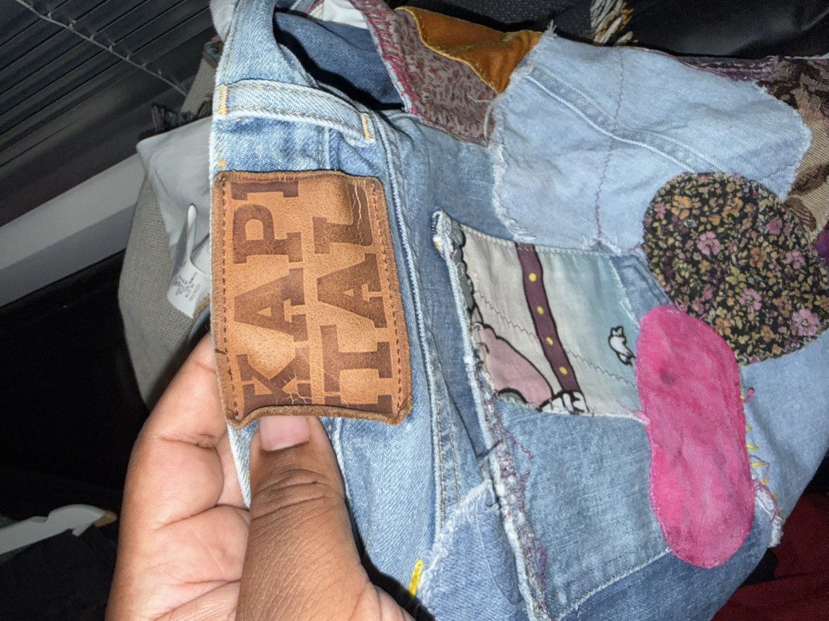 Kapital KAPITAL '14OZ CRAZY EL PASO 5P MONKEY CISCO' PATCH JEANS Size US 38 / EU 54 - 5 Thumbnail