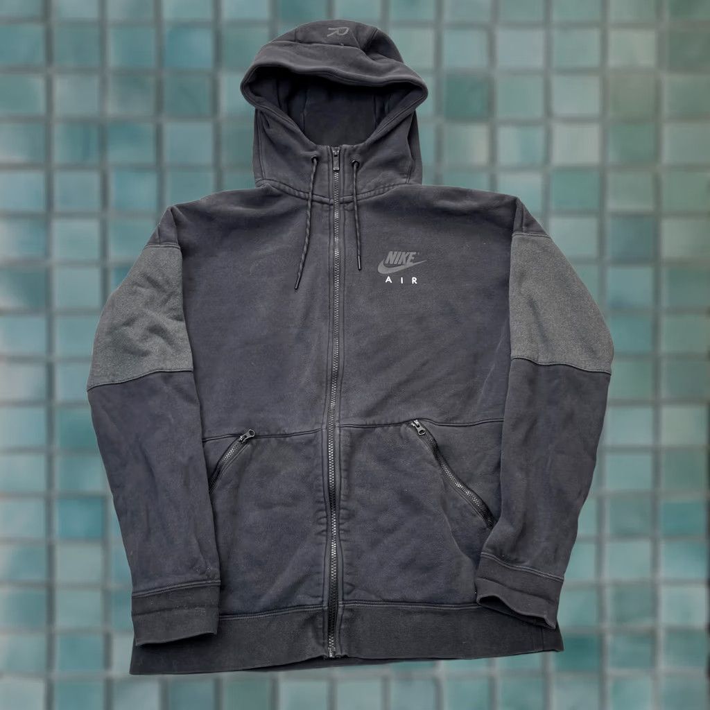 Nike Nike Hoodie Mens Medium Black Air Fleece Lined Zip Pockets Performance Size US M / EU 48-50 / 2 - 1 Thumbnail