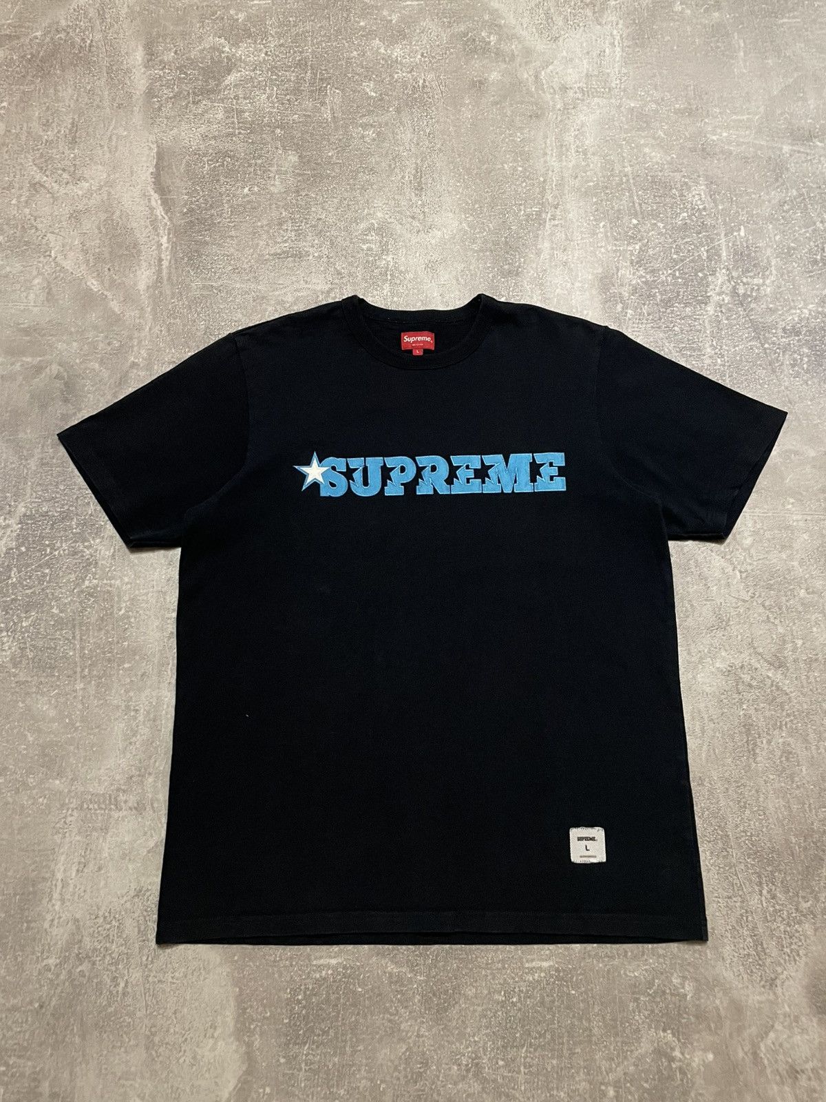 Hypebeast × Supreme Supreme Embroidered Star Logo Heavy T-Shirt Size US L / EU 52-54 / 3 - 1 Thumbnail