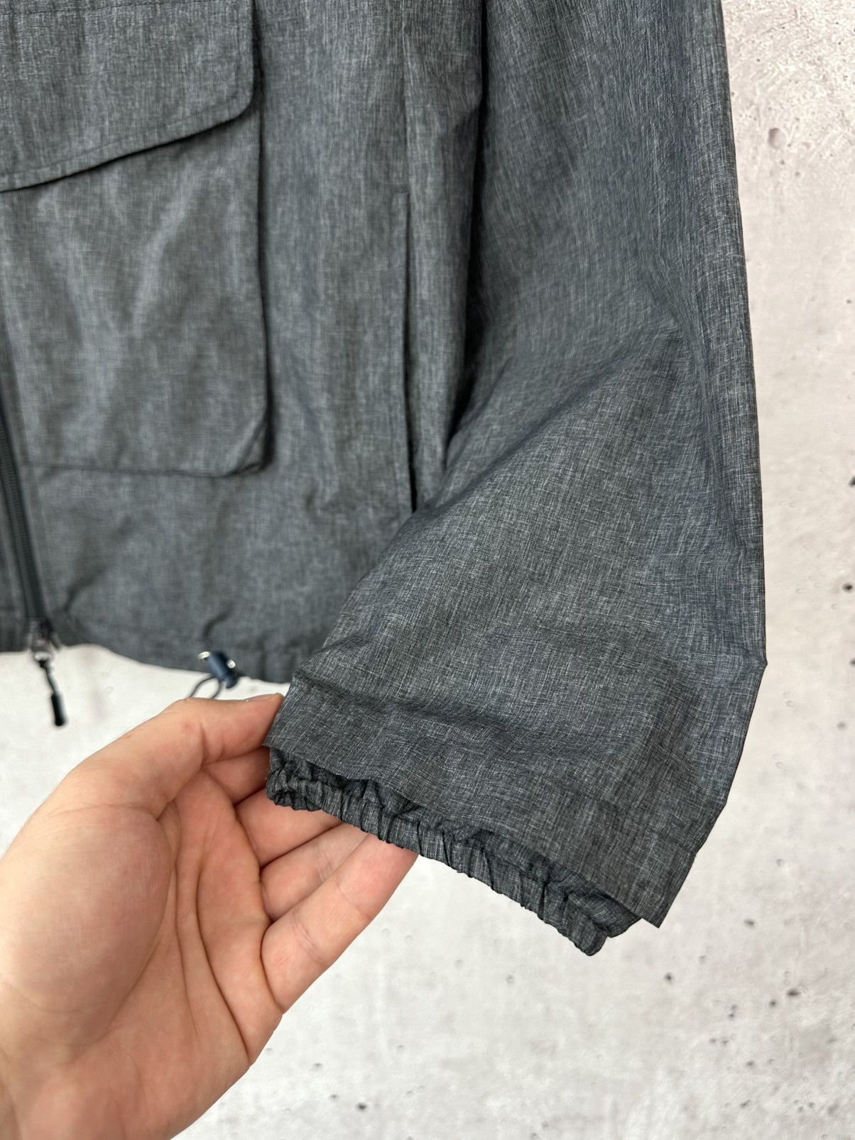 Folk Folk Grey Patch Pocket Full Zip Nylon Long Sleeve Jacket Size US M / EU 48-50 / 2 - 7 Thumbnail