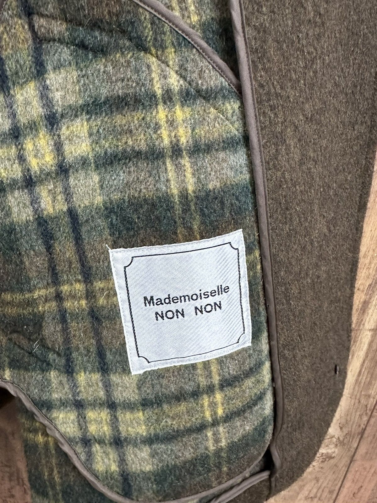 Mademoiselle Non Non Vintage Mademoiselle Non Non Wool Jacket Z30 Size 40L - 9 Thumbnail
