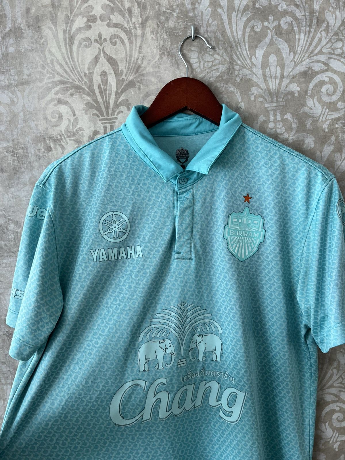 Yamaha BURIRAM UNITED Jersey Football Soccer Tee Shirt YAMAHA Size US L / EU 52-54 / 3 - 4 Thumbnail