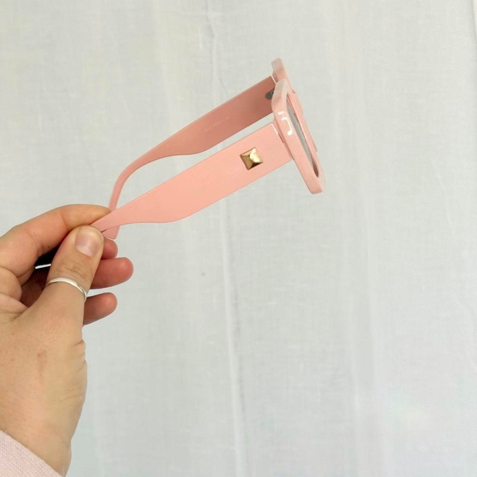 Other ✿ pastel mod oversized sunglasses ⋆｡✿ Size ONE SIZE - 3 Thumbnail