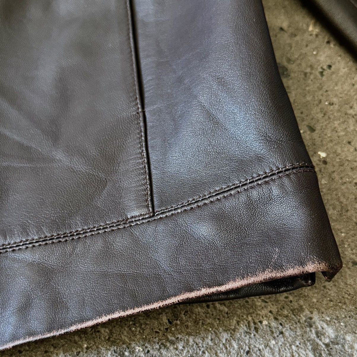 Balenciaga Balenciaga - 1997 - Nicolas Ghesquière -Zip Lambskin Leather Size US XXL / EU 58 / 5 - 10 Thumbnail