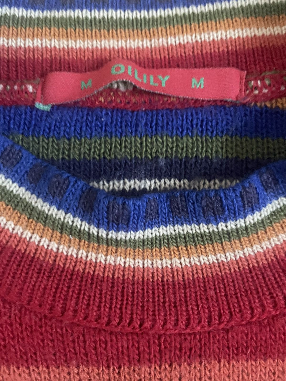 Oilily oilily knited colorful sweather size M wool acrylic Italy Size M / US 6-8 / IT 42-44 - 2 Thumbnail