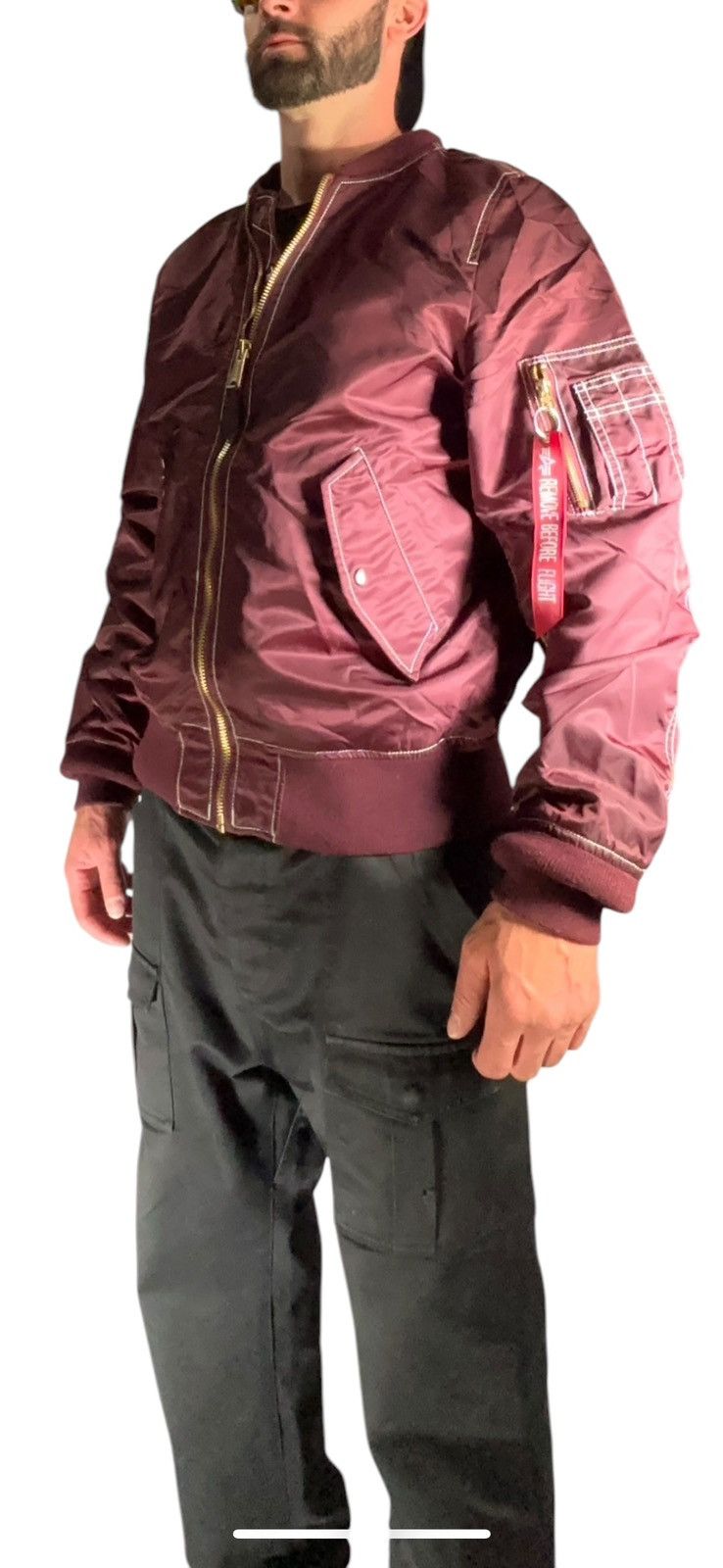 Alpha Industries × Vintage Vintage Alpha Industries Bomber Size US L / EU 52-54 / 3 - 3 Thumbnail