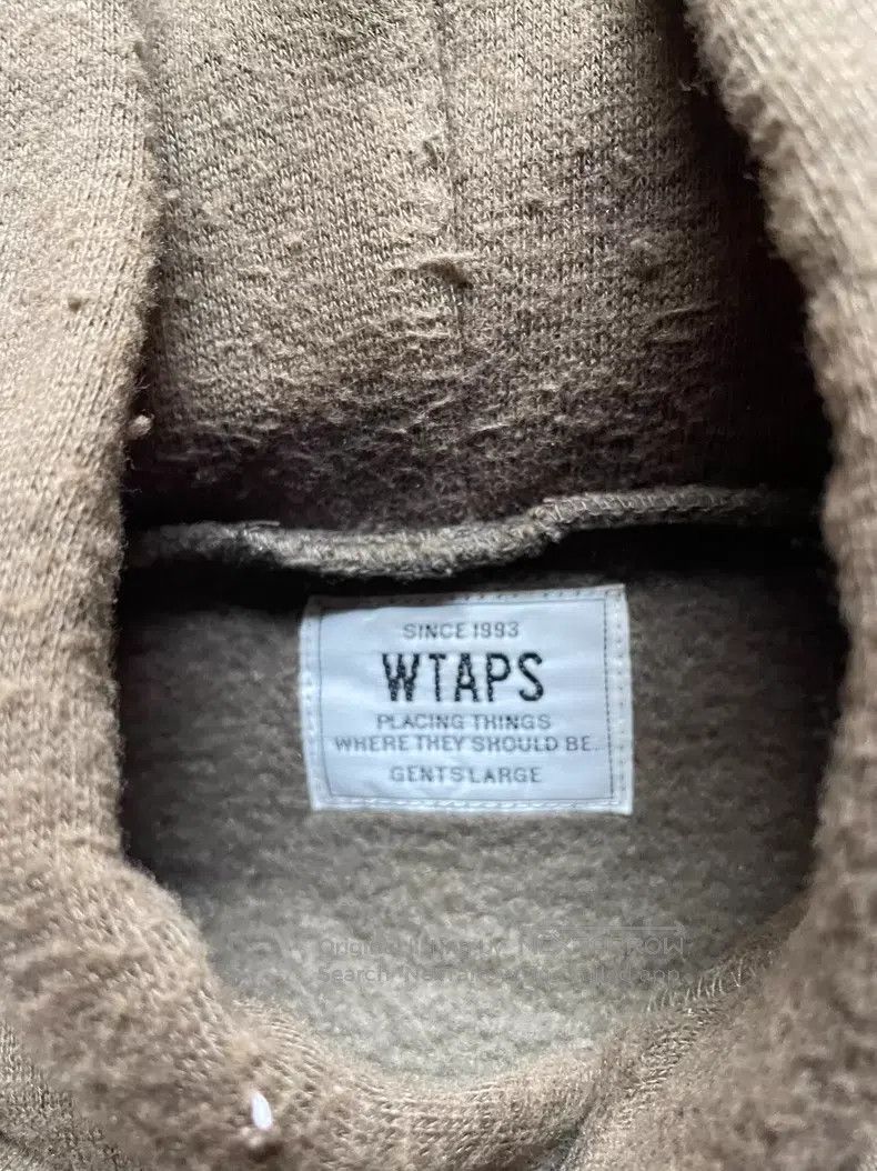 Wtaps Wtaps Military Green Hooded Sweatshirt Size US L / EU 52-54 / 3 - 3 Thumbnail