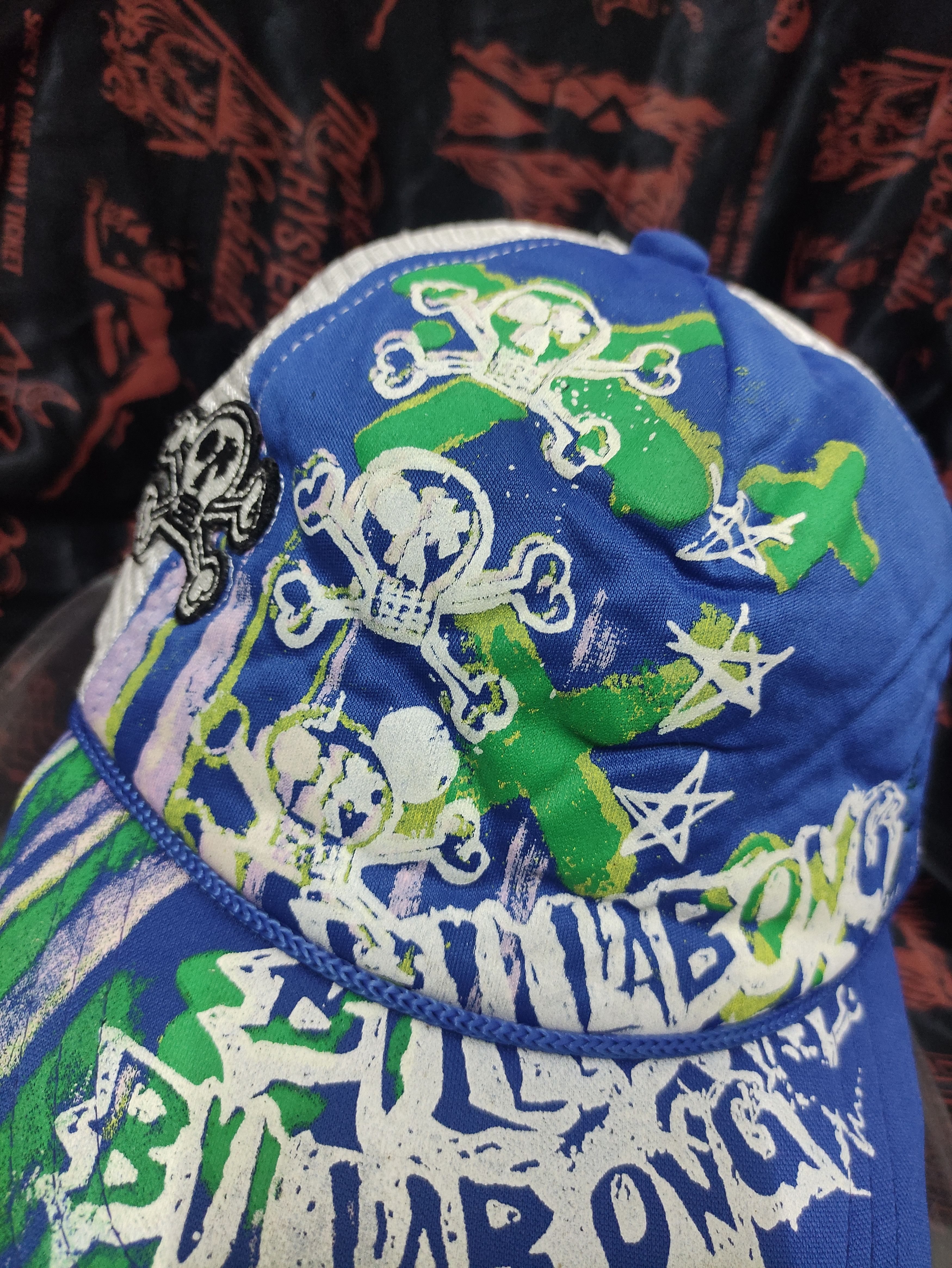 Billabong BILLABONG RARE SKULL DESIGN TRUCKER CAP Size ONE SIZE - 9 Thumbnail