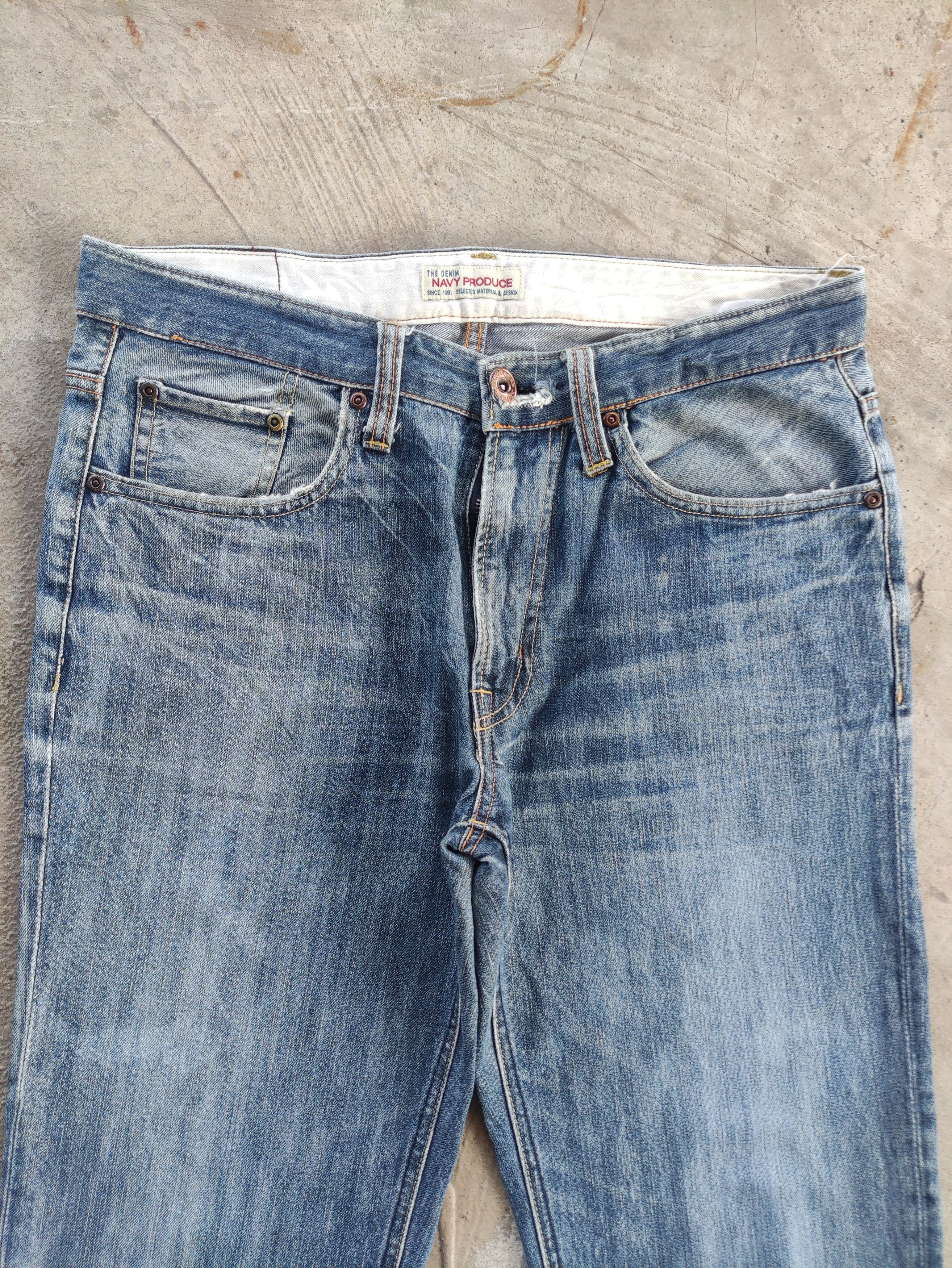 Japanese Brand Vintage Japanese Jean Distressed Fader Denim Pants Size US 34 / EU 50 - 3 Thumbnail