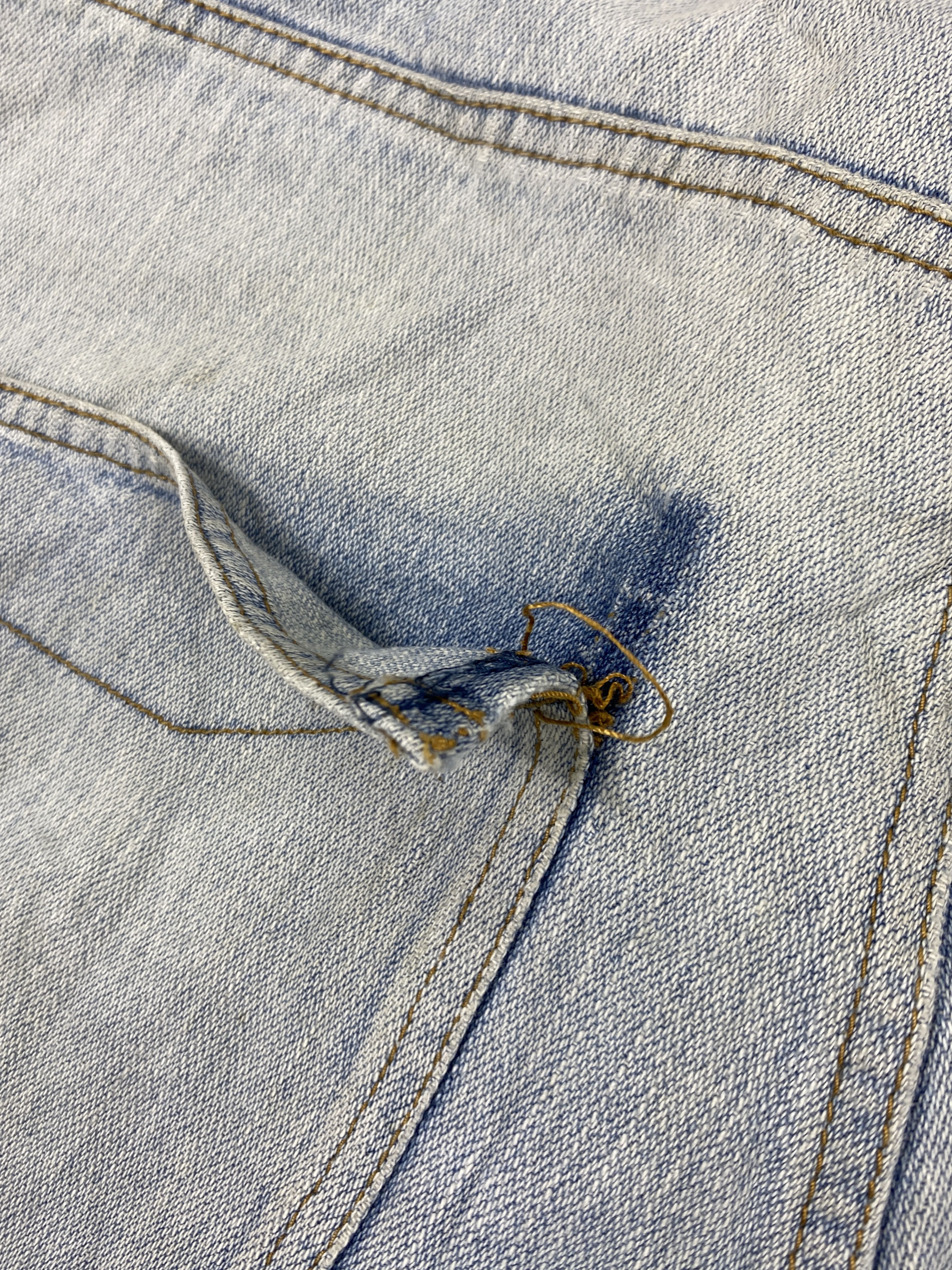 Alpinestars Vintage Alpinestars Distressed Jeans 33x31 Denim- JN3820 Size US 33 - 13 Thumbnail