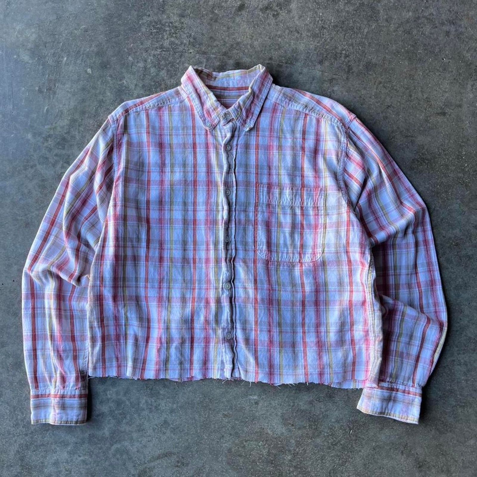 Vintage 2000s vintage cropped button down Size US L / EU 52-54 / 3 - 1 Thumbnail