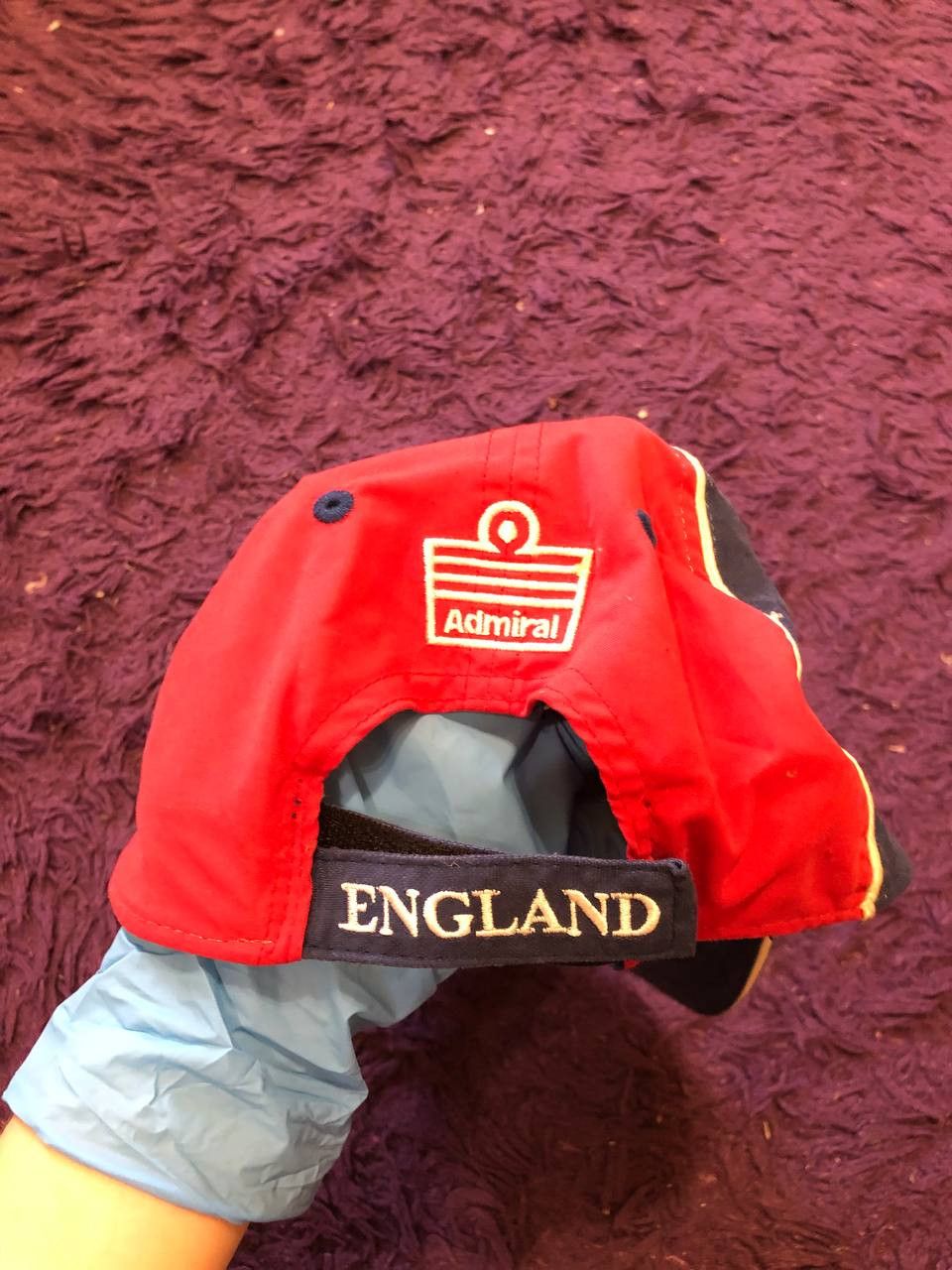 Vintage England Cricket team CAP Admiral Vodafone Size ONE SIZE - 7 Thumbnail