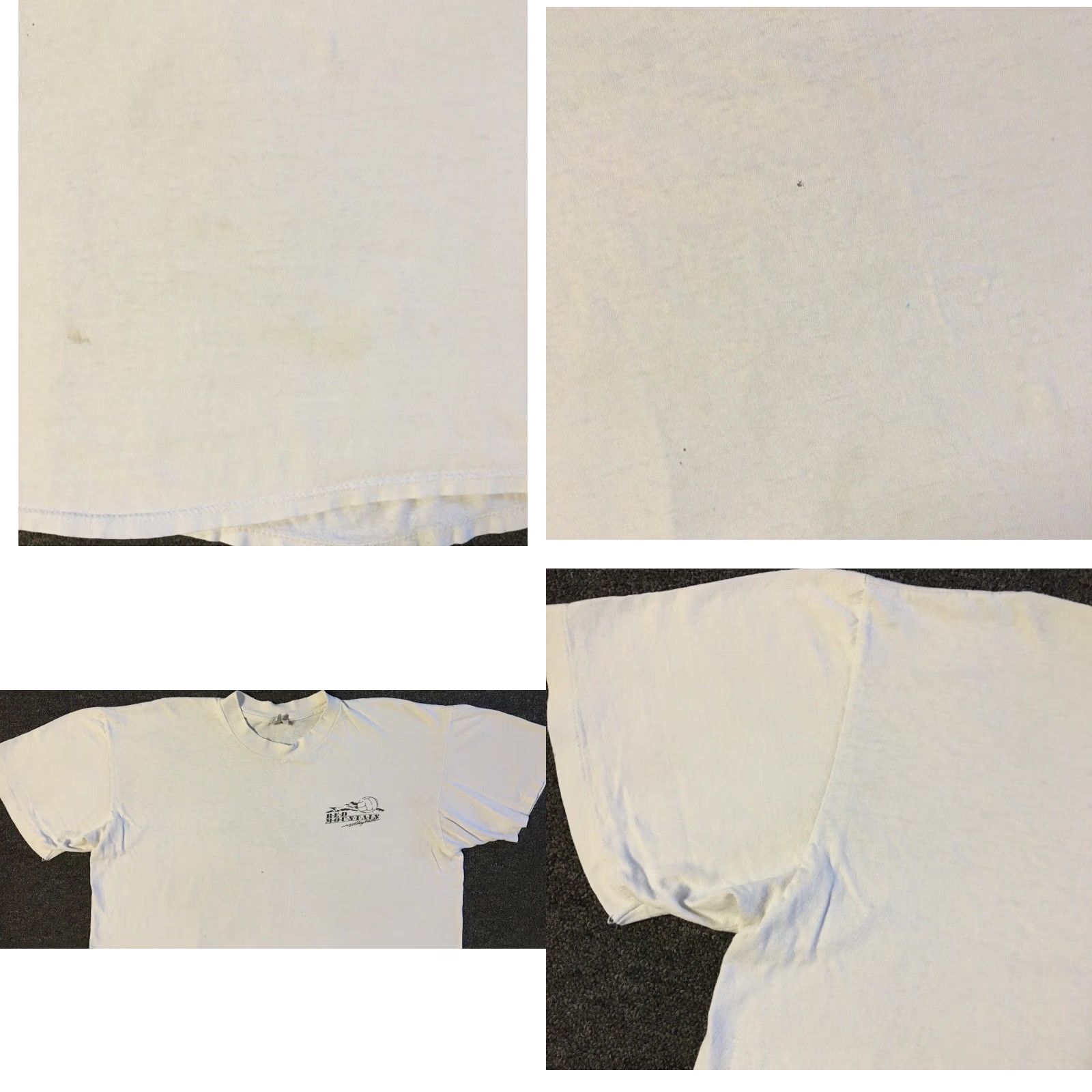 Vintage VINTAGE 90s Red Mountain Volleyball Faded Distressed Shirt S White Men Short Sleeve Size US S / EU 44-46 / 1 - 8 Thumbnail