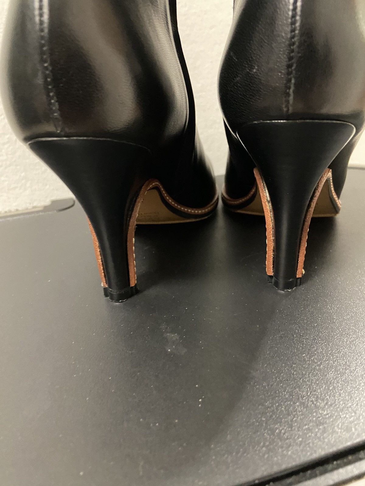 Designer × Maison Margiela Maison Martin Margiela Ankle Boot Black Leather Womens 37 Size US 7 / IT 37 - 6 Thumbnail