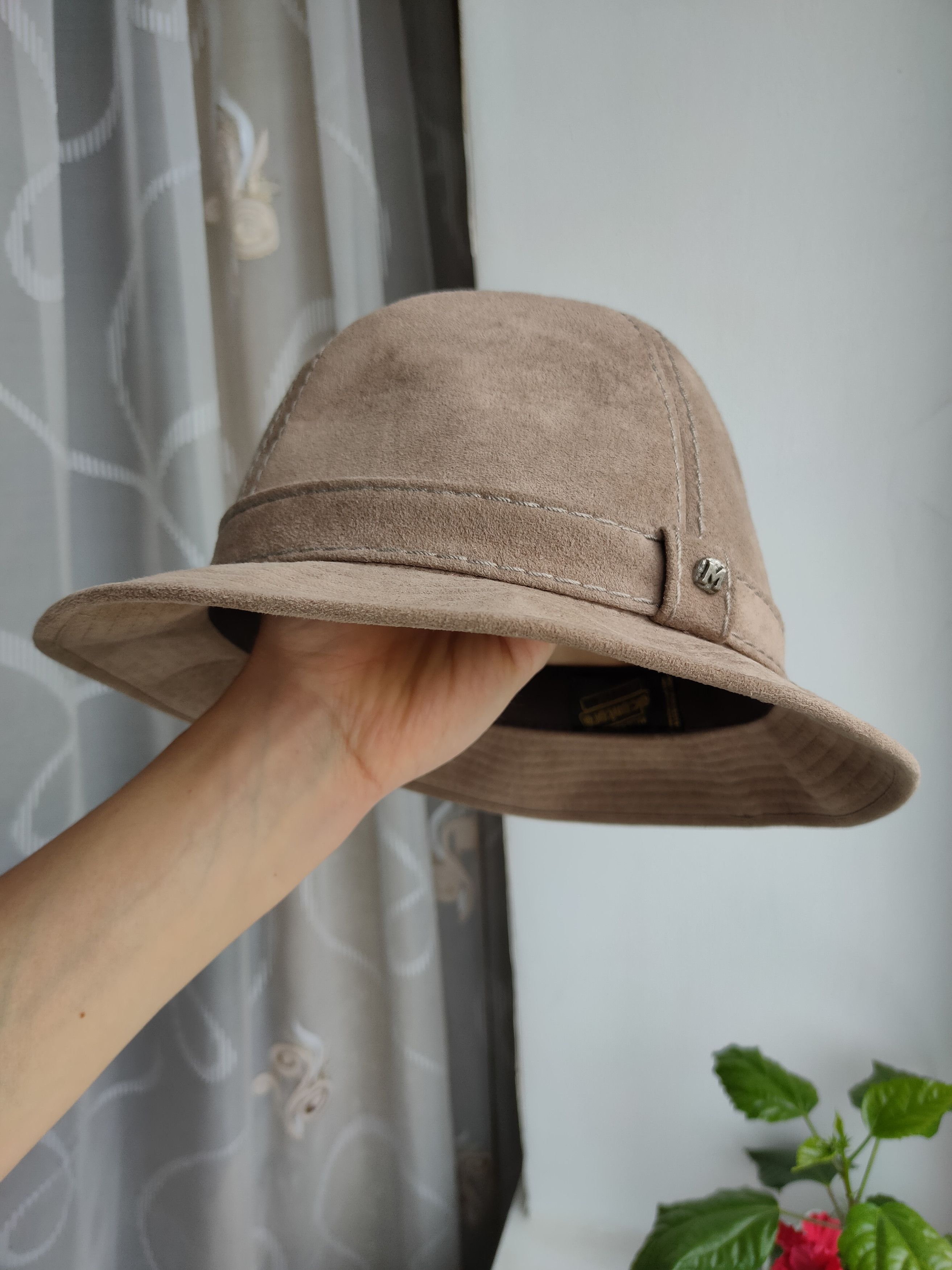 Other Mayser Exclusive Alcantara Milano Italy Fedora Bucket Hat Size ONE SIZE - 7 Thumbnail