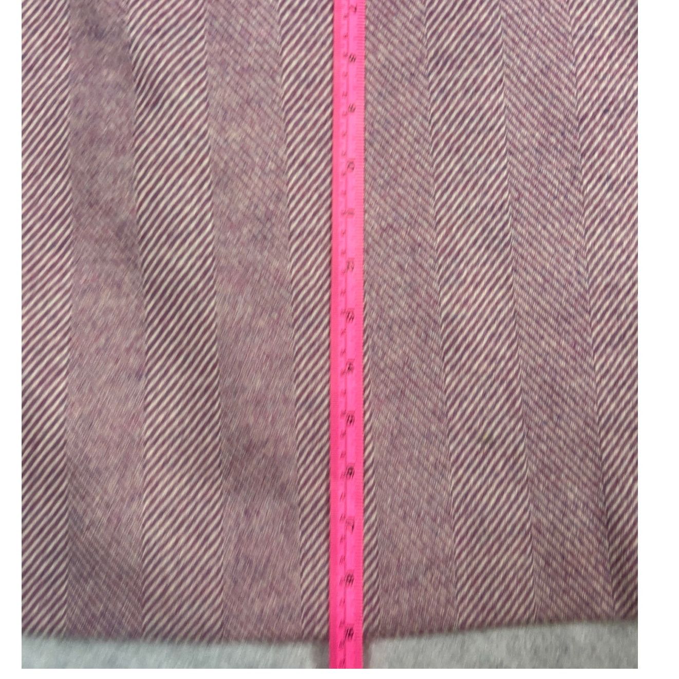 J.Crew J.Crew Pink Herringbone Mini Skirt Wool Blend Preppy #0523 Size 36" / US 14 / IT 50 - 5 Thumbnail