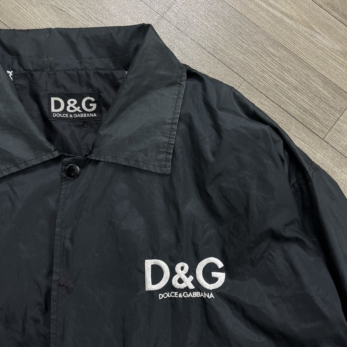 Dolce & Gabbana Vintage Dolce & Gabbana Spell Out Big Logo Coach Jacket Size US L / EU 52-54 / 3 - 11 Thumbnail