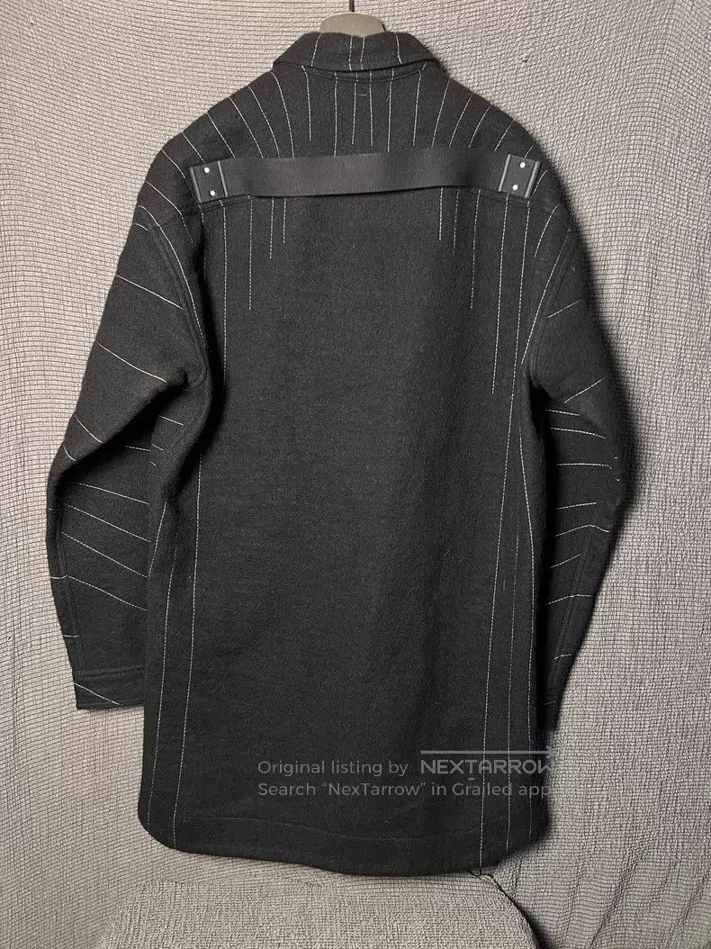 Rick Owens Rick Owens Embroidered Wool Workwear Shirt Jacket Size US S / EU 44-46 / 1 - 3 Thumbnail