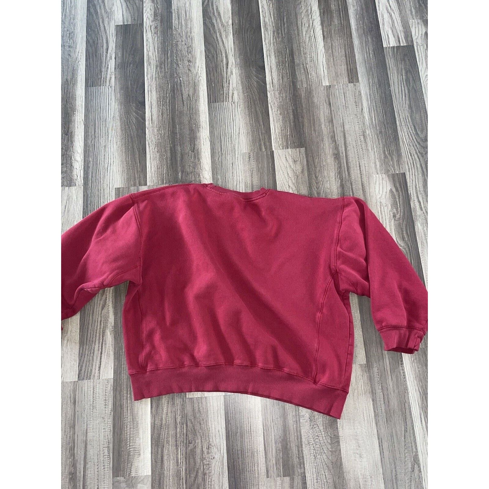 Russell Athletic × Vintage Vintage Russell Athletic Crewneck XL Crimson Red Size US XL / EU 56 / 4 - 3 Thumbnail