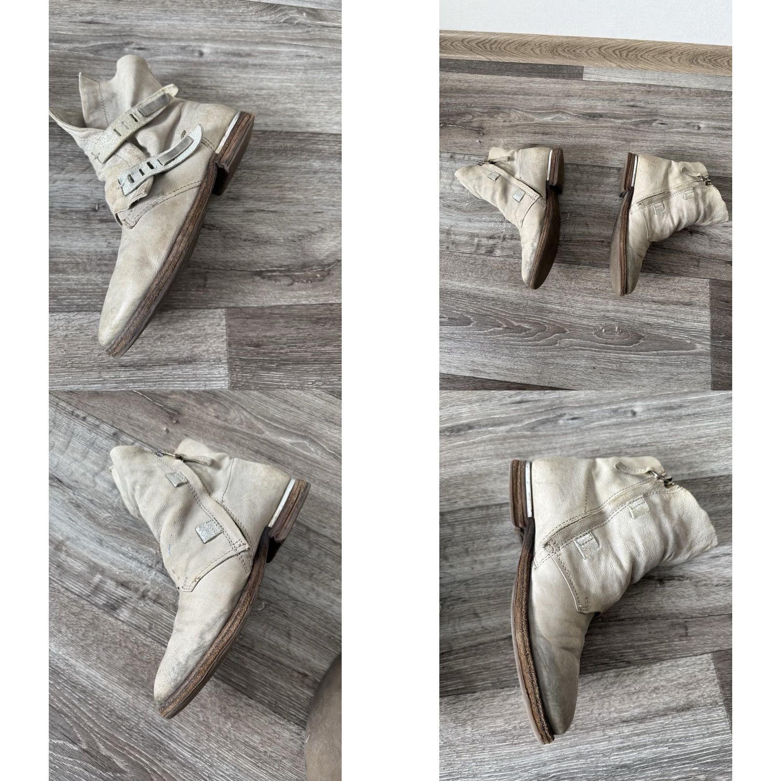 A.S.98 VINTAGE A.S.98 Airsteps Boots Western Leather Straps 90s Woomens Beige Womens 7 Boot Size US 7 / IT 37 - 8 Thumbnail
