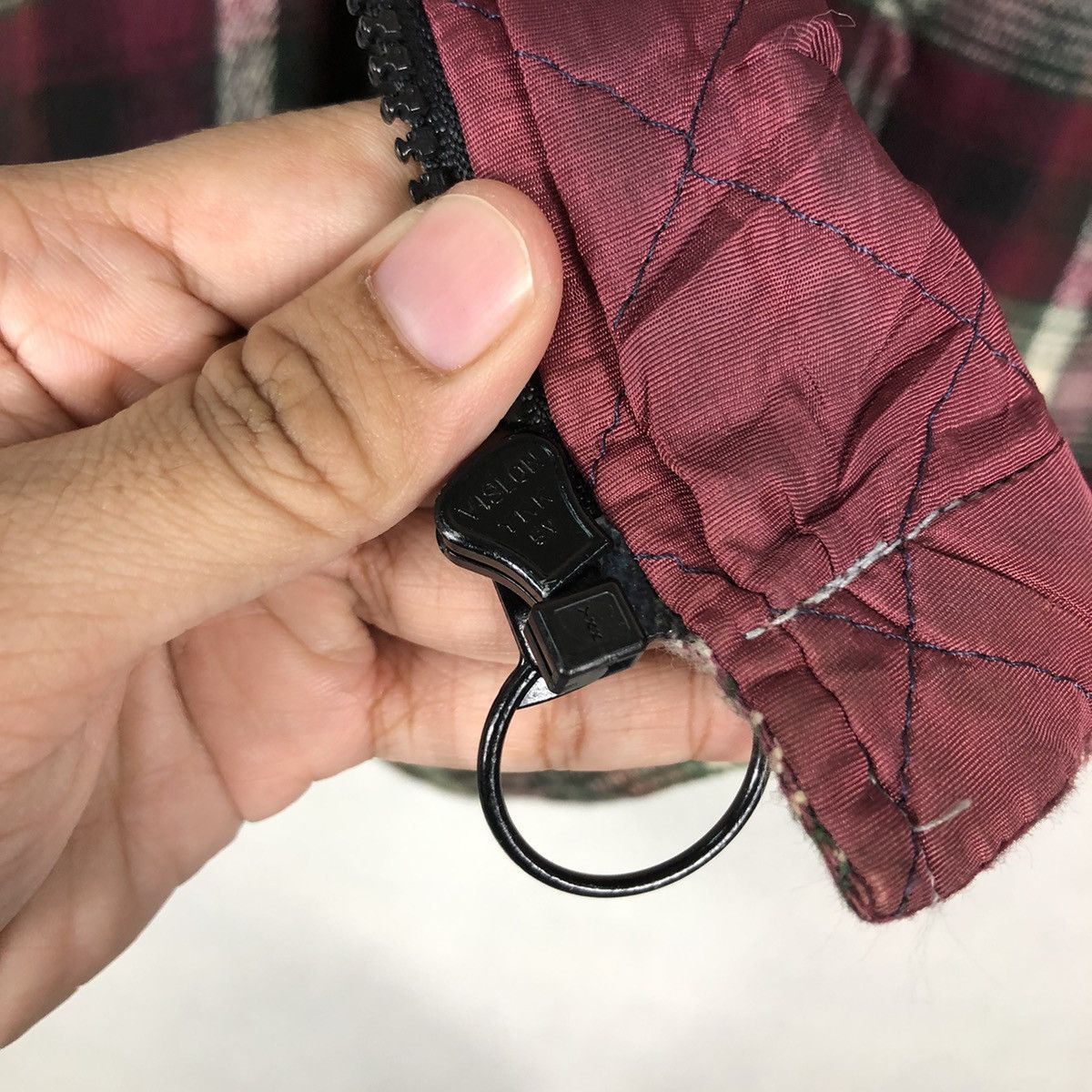 Japanese Brand 🔥Punk Design Tartan Checked Flannel Work Jacket Made in USA Size US L / EU 52-54 / 3 - 17 Thumbnail