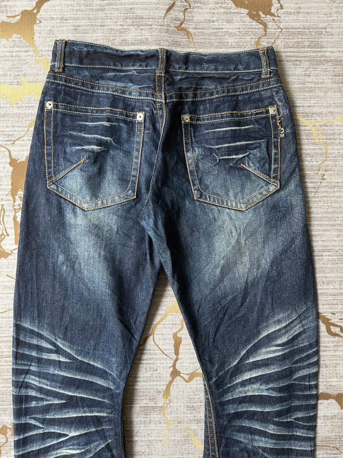 Morgan Homme Morgan Homme De Toi Claw Marks Curve Leg Design Denim Size US 29 - 12 Thumbnail