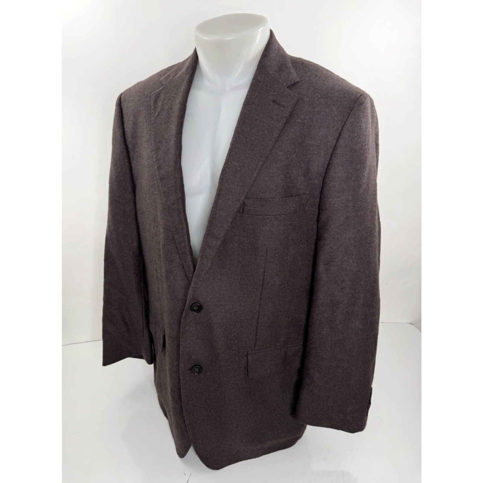 Loro Piana Cremieux / Loro Piana Italy - WOOL 44 R Blazer Jacket - EXCELLENT | Daniel Cremieux Men Blazer 44 Brown Wool Blazer Jacket Mens Size 44R - 3 Thumbnail
