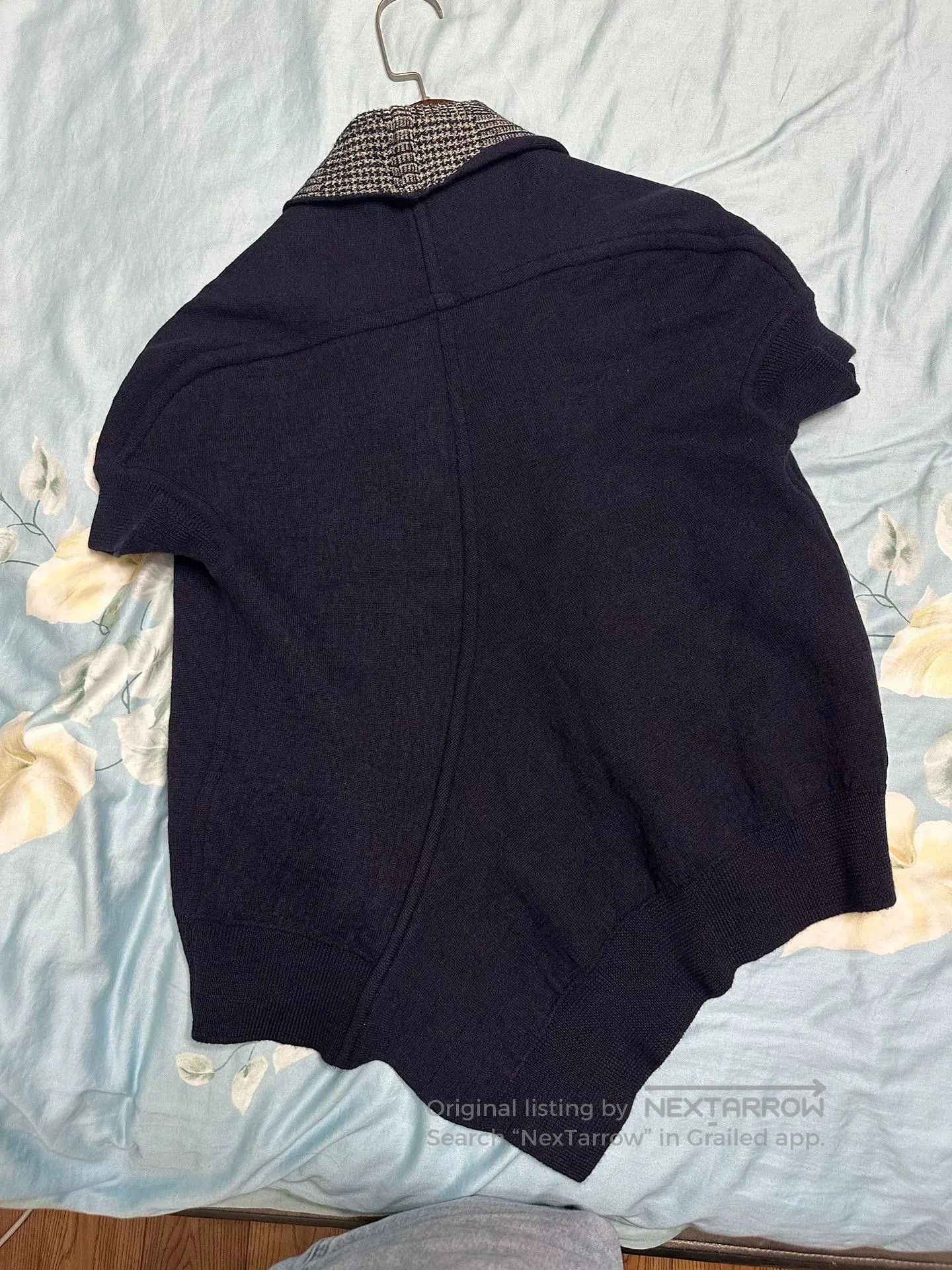Y's Stylish Short Sleeve Knit Jacket. Size M / US 6-8 / IT 42-44 - 3 Thumbnail