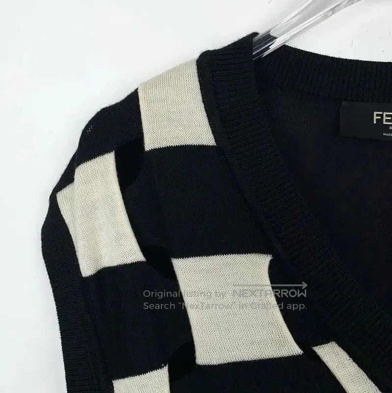 Fendi Fendi Color Block Wool Knit Sweater . Size US M / EU 48-50 / 2 - 3 Thumbnail