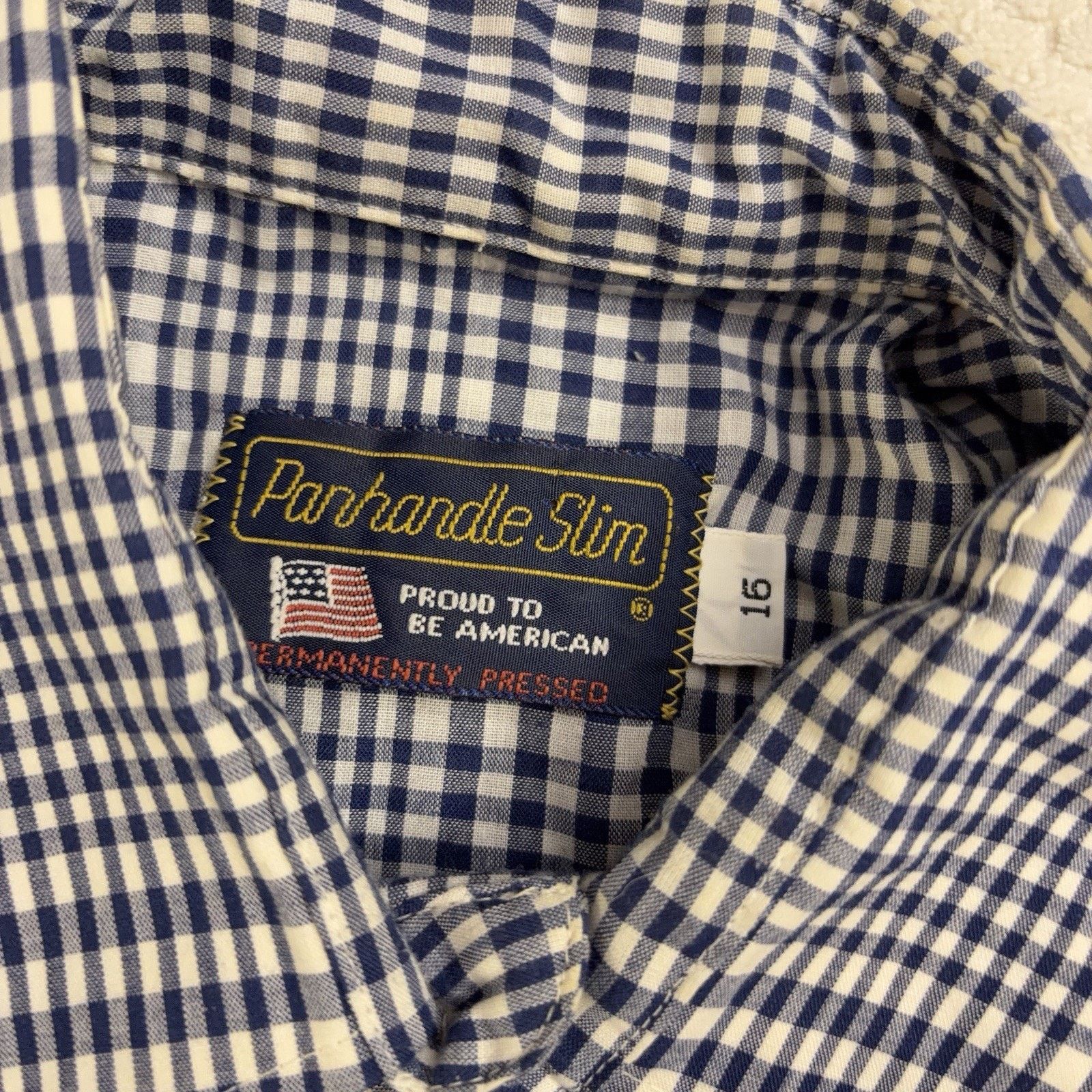 Panhandle Slim Panhandle Slim Mens L Plaid Short Sleeve Western Pearl Snap Size US L / EU 52-54 / 3 - 3 Thumbnail