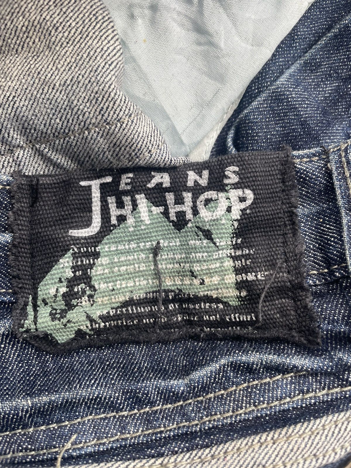 Japanese Brand Hi-Hop Custom Distresed Denim Size US 34 / EU 50 - 15 Thumbnail