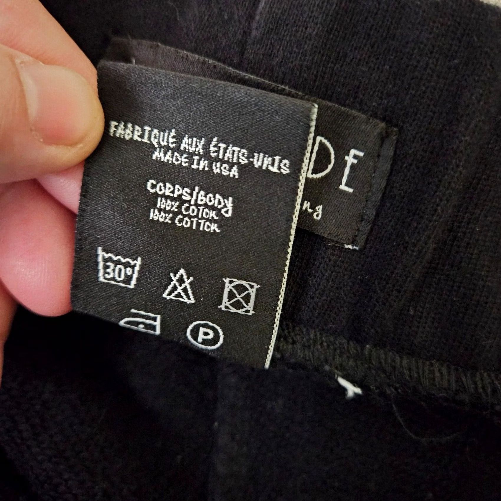Vintage Reveur Lucide Pants Cropped 100% Cotton Gray XL Unisex Dark Gray Regular Rise Button Front Inseam 27 Size US 36 / EU 52 - 3 Thumbnail