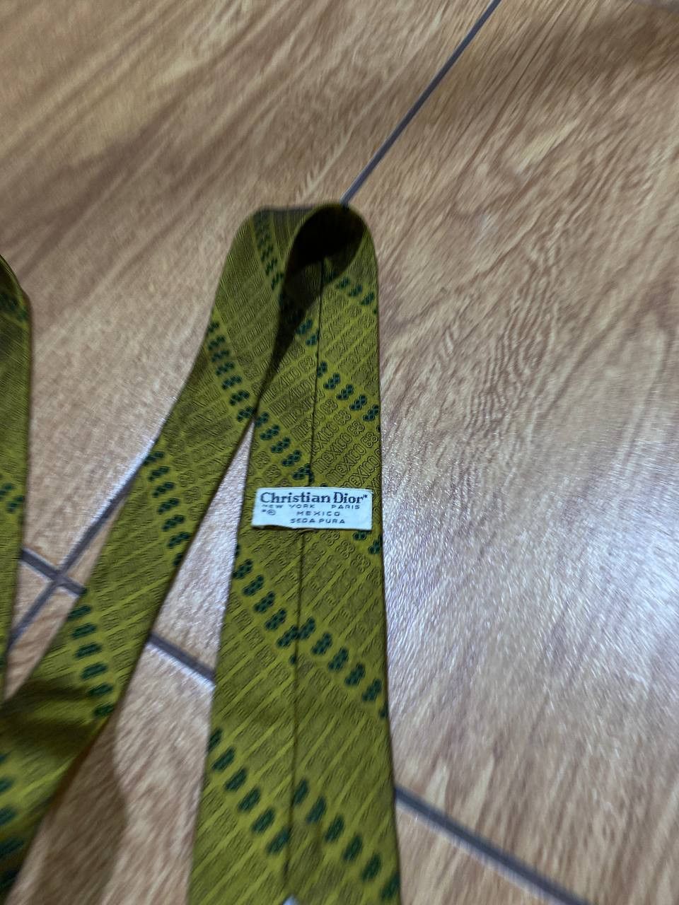 Dior Vintage Christian Dior Monsieur Silk Tie Size ONE SIZE - 2 Thumbnail