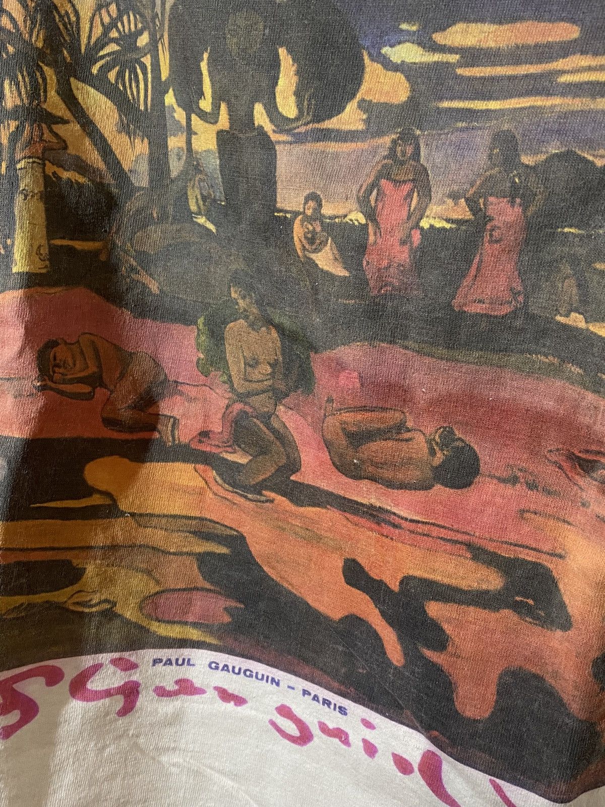 Vintage Paul Gauguin art painter vintage 90s shirt day of god Size US XL / EU 56 / 4 - 4 Thumbnail