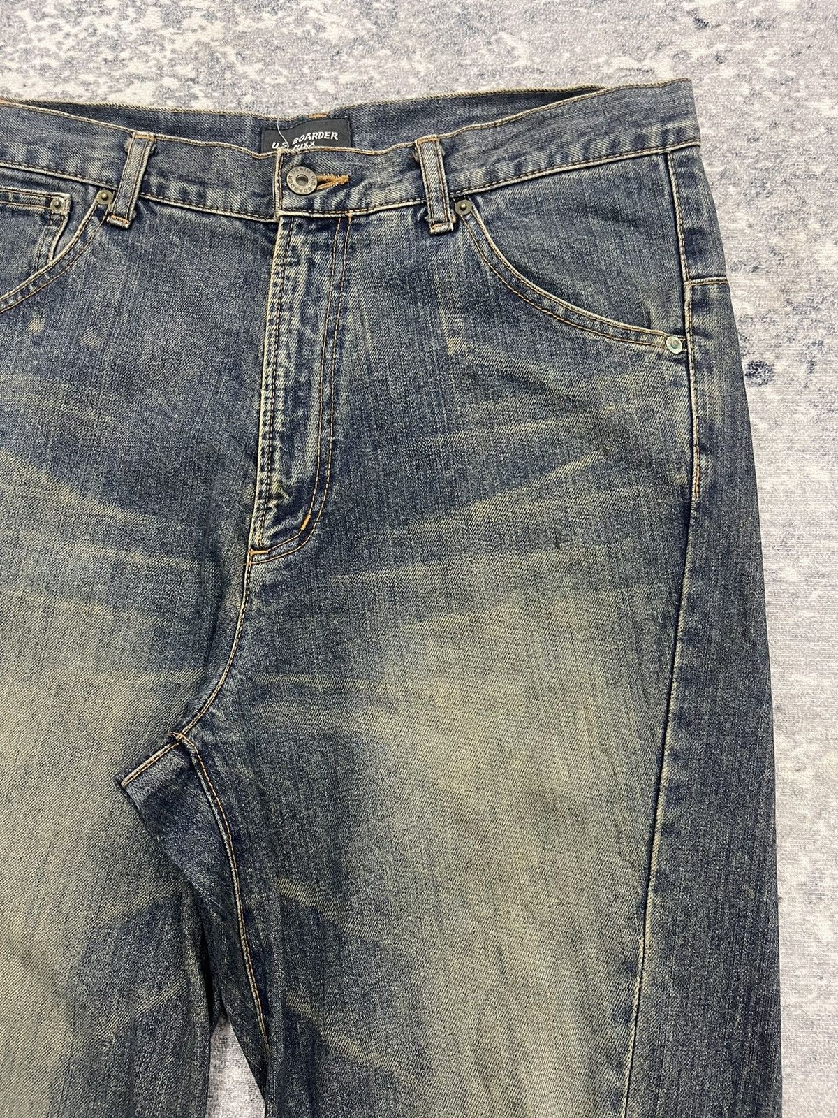 Vintage Vintage US Boarder Nice Design Denim s11 Size US 34 / EU 50 - 4 Thumbnail