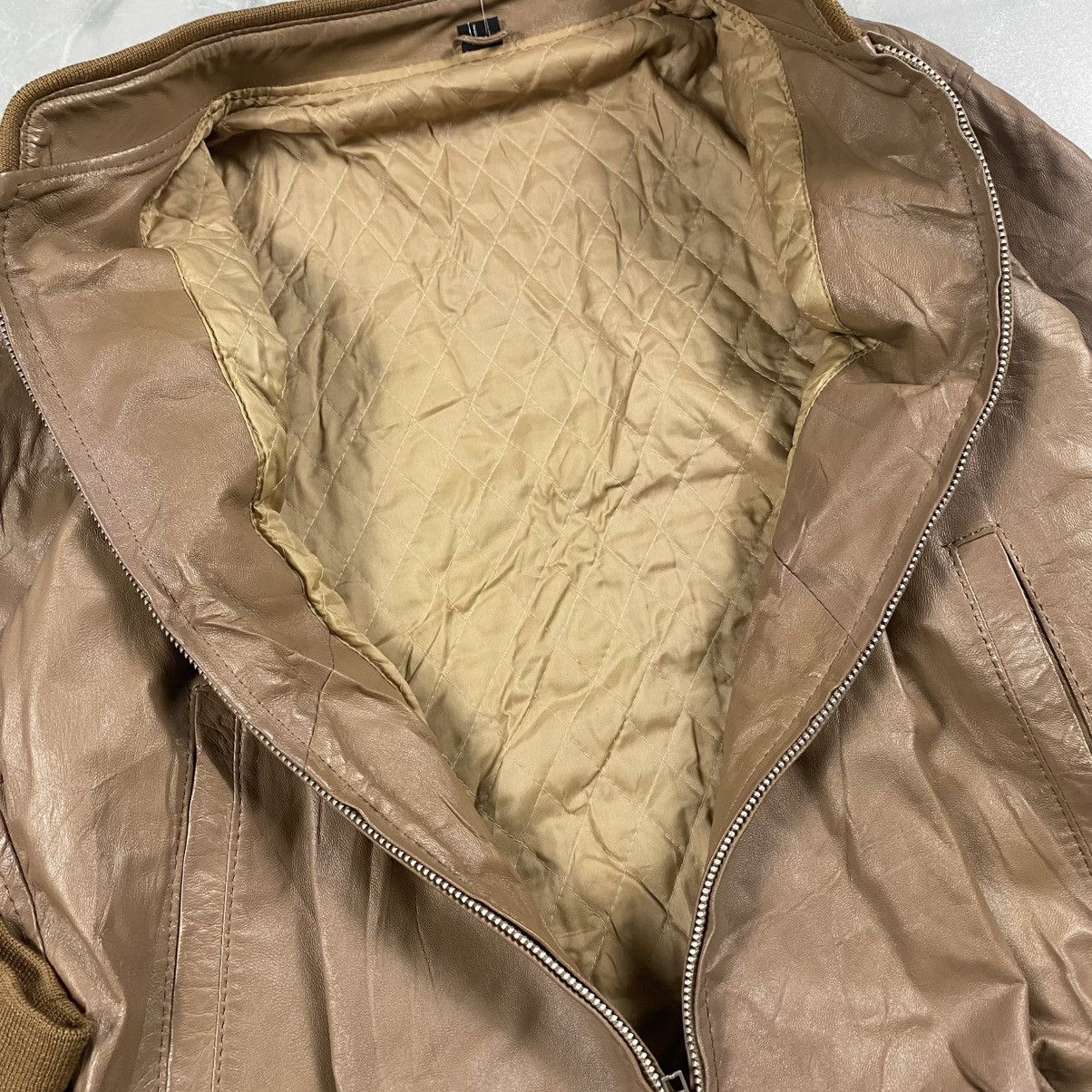 Japanese Brand Vintage 90s Kotobuki Japan Leather Jacket Size M / US 6-8 / IT 42-44 - 6 Thumbnail